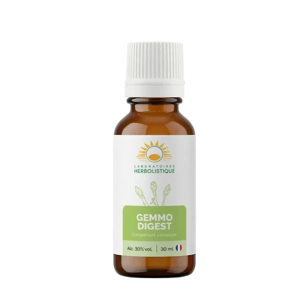Gemmo Digest 30 ml, a gemmotherapy product made by Herbolistique for Cyprus