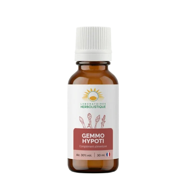 Gemmo Hypoti 30 ml, a gemmotherapy product made by Herbolistique for Cyprus