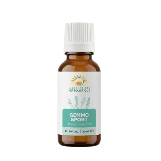 Gemmo Sport 30 ml, a gemmotherapy product made by Herbolistique for Cyprus